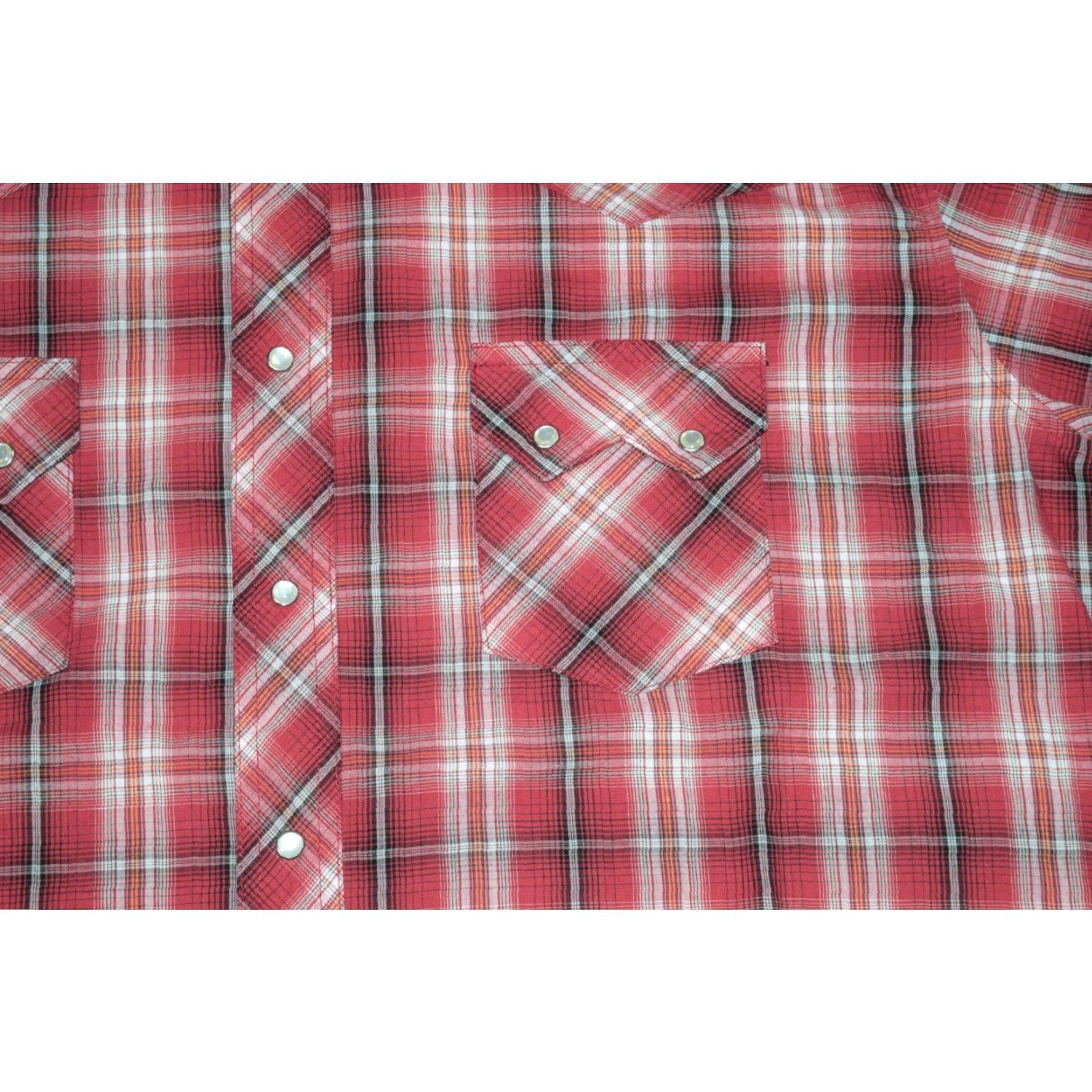 Wrangler WRANGLER WESTERN PEARL SNAP SHIRT MENS 2XL RED CHECK COTTON BUTTON-UP COTTON PLAID BIG POCKETED EUC Casual Western Theme Cowboy Size US XXL / EU 58 / 5 - 4 Thumbnail