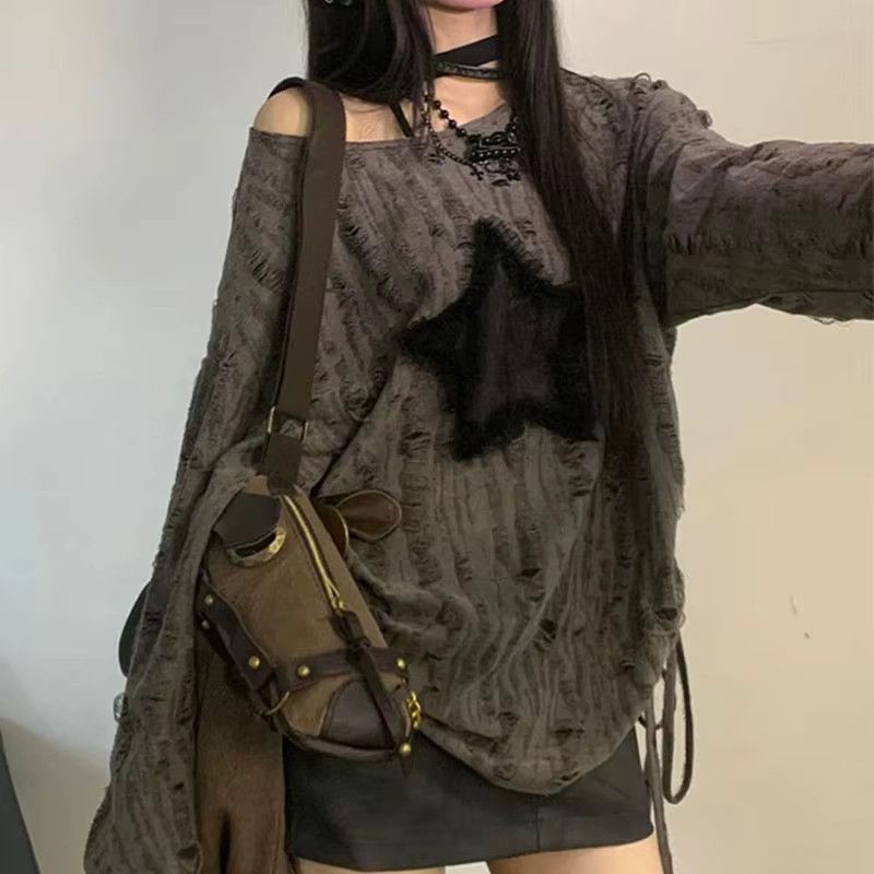 Japanese Brand × Vintage Oversized Long Sleeve Size M / US 6-8 / IT 42-44 - 1 Thumbnail