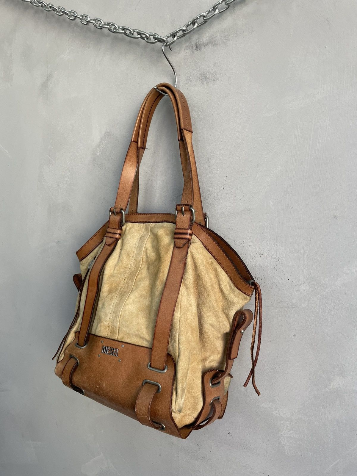 Diesel Avant garde Diesel leather shoulder bag hype fashion y2k Size ONE SIZE - 2 Thumbnail