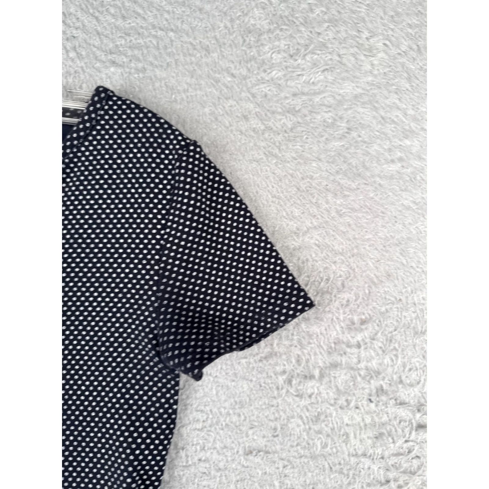 Tommy Hilfiger VINTAGE Tommy Hilfiger Shirt Juniors XS Blue Polka Dot Casual Long Sleeve Pullover 100% Cotton Size XS / US 0-2 / IT 36-38 - 2 Thumbnail