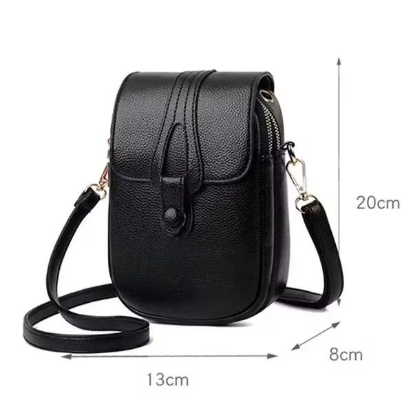 Other Simple Design PU Leather Crossbody Shoulder Bags Size ONE SIZE - 4 Thumbnail
