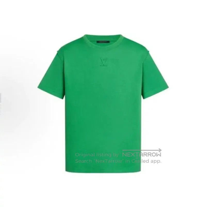 Louis Vuitton Louis Vuitton Men's Green Cotton T-Shirt . Size US XL / EU 56 / 4 - 5 Thumbnail