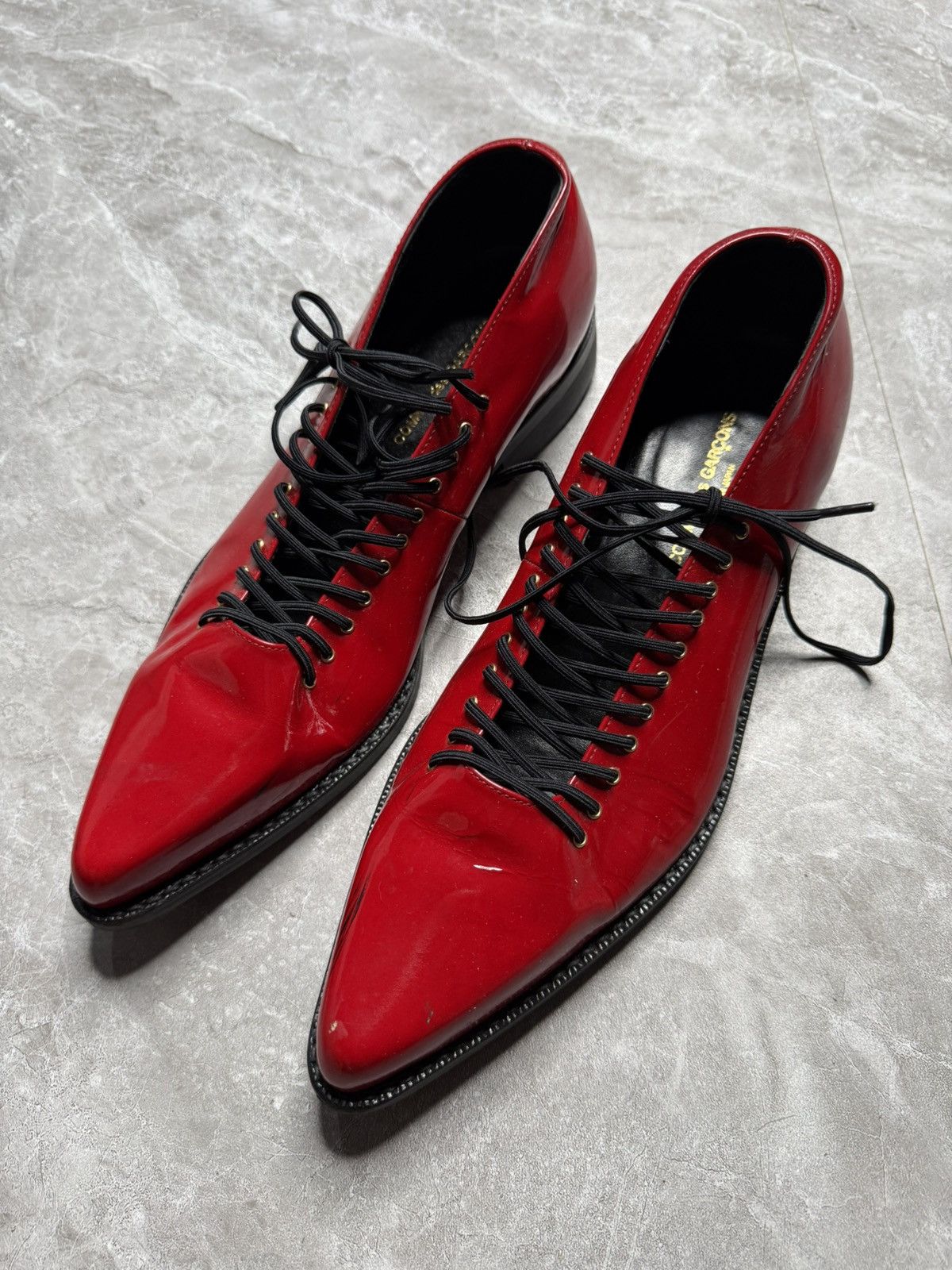 Comme des Garcons Comme Des Garcons Corset Patent Pointed Shoes Size US 7 / EU 40 - 1 Thumbnail