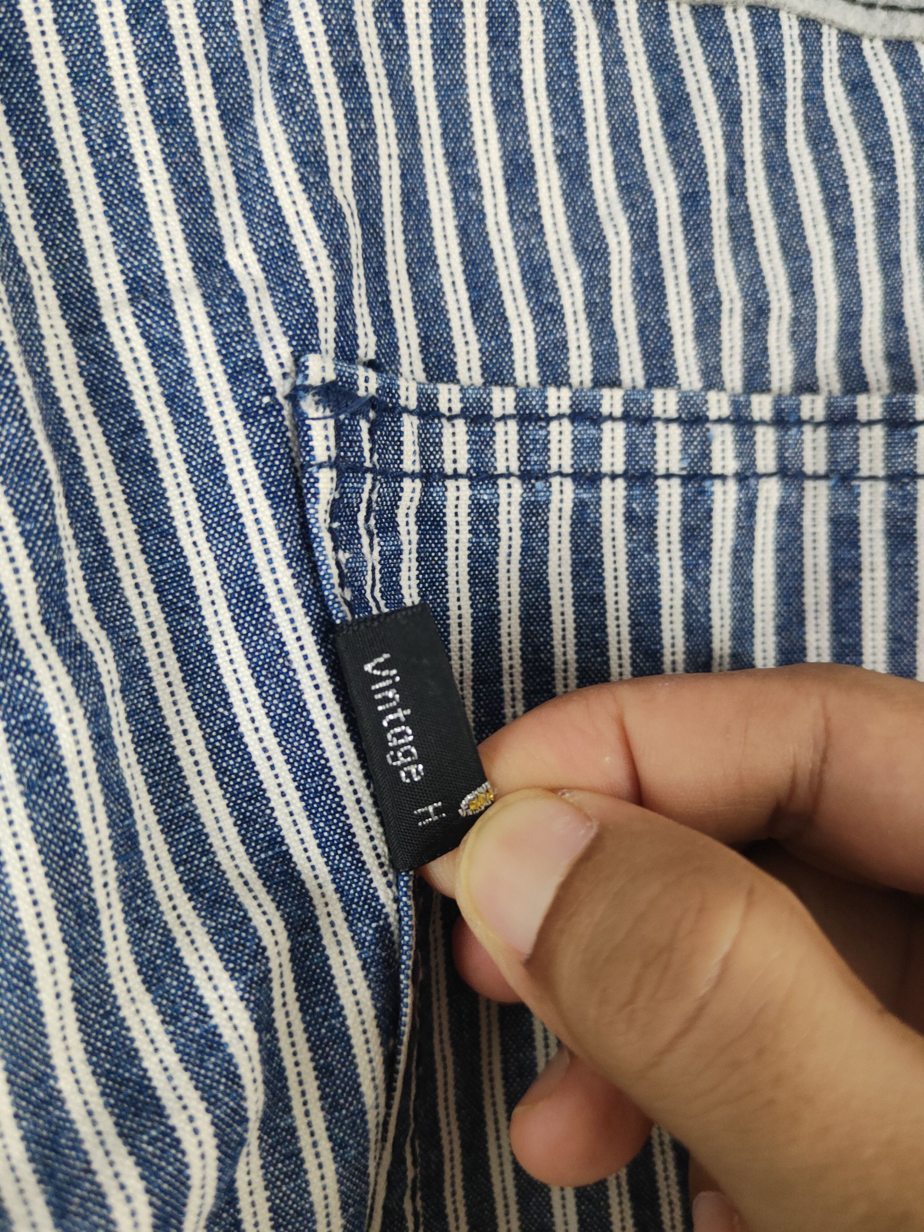 Japanese Brand DL Japanese Brand Blue White Multipocket Casual Pants #1360 Size US 30 / EU 46 - 10 Thumbnail