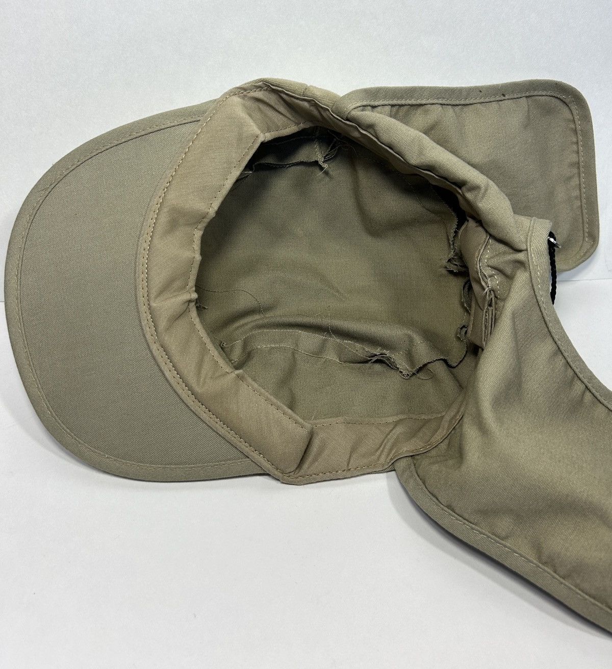 Vintage Vintage Miller Lite Tan Ear Flap Hat Size: One Size Size ONE SIZE - 4 Thumbnail