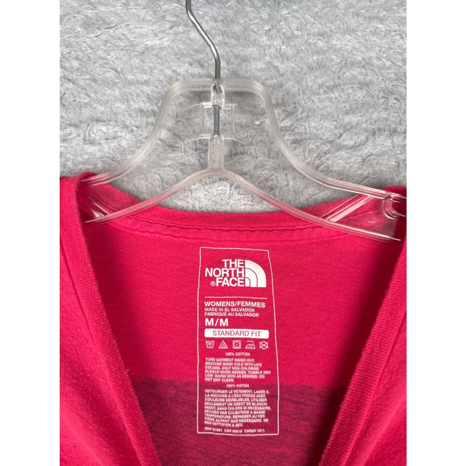 The North Face The North Face Shirt Women M Pink Short Sleeve Crew Neck 100% Cotton Read Size M / US 6-8 / IT 42-44 - 7 Thumbnail