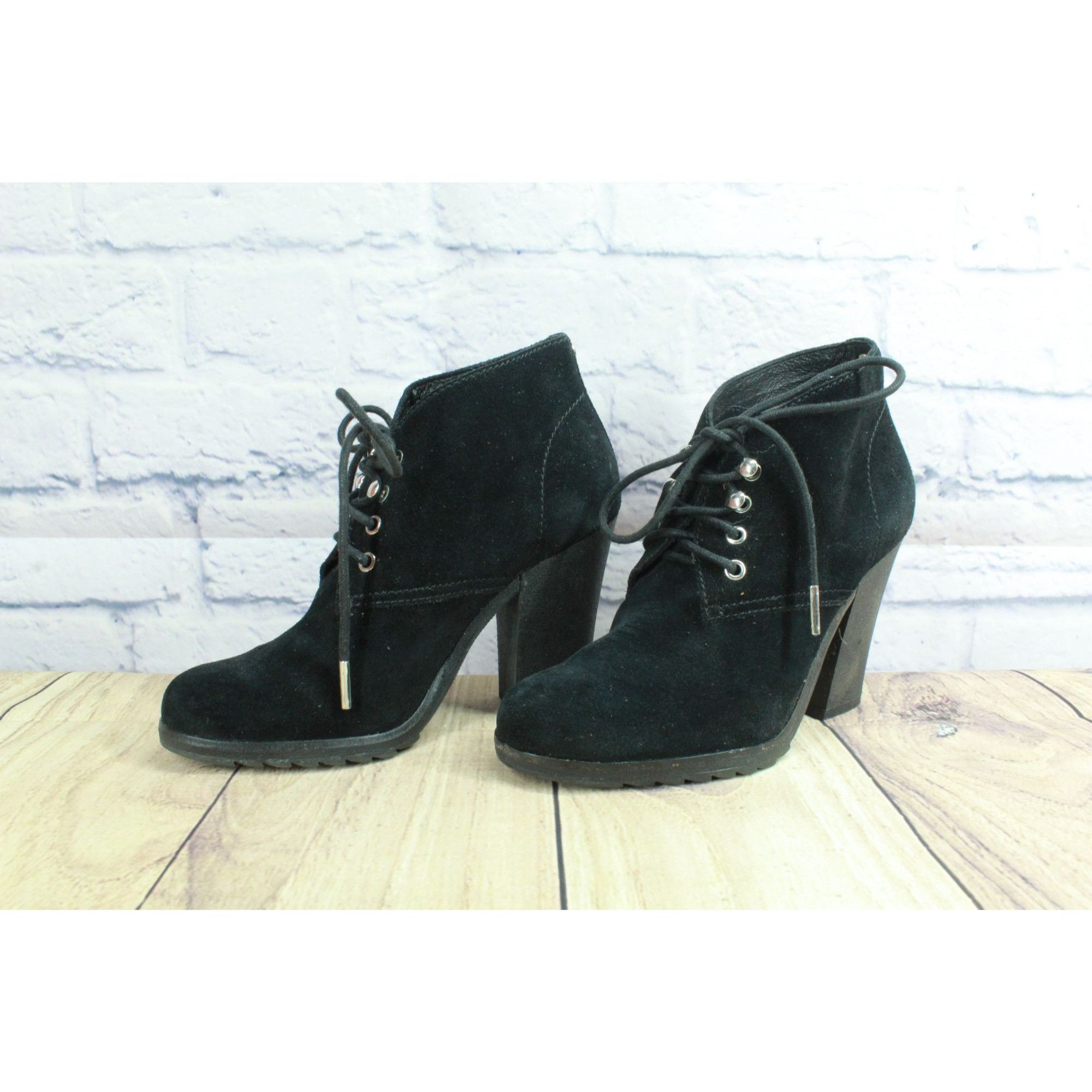 Michael Kors Michael Kors Black Suede Lace-Up Heels Size 6 Size US 6 / IT 36 - 2 Thumbnail