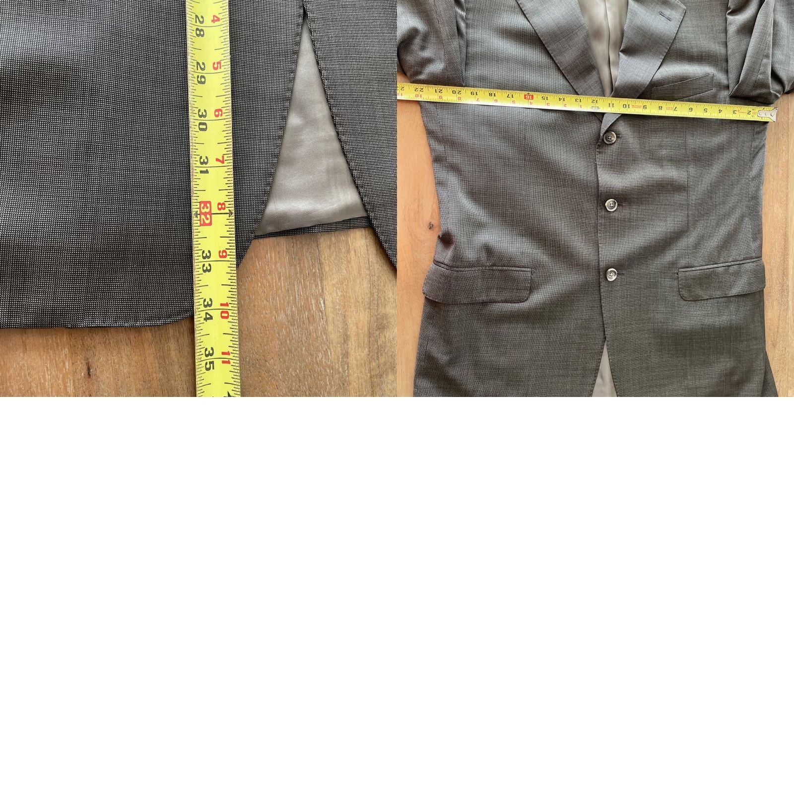 Corneliani Corneliani Blazer Mens 42L Brown Birdseye Merino Wool Sport Jacket Regular Single-Breasted Notch Lapel 3-Button Front Size 42R - 9 Thumbnail