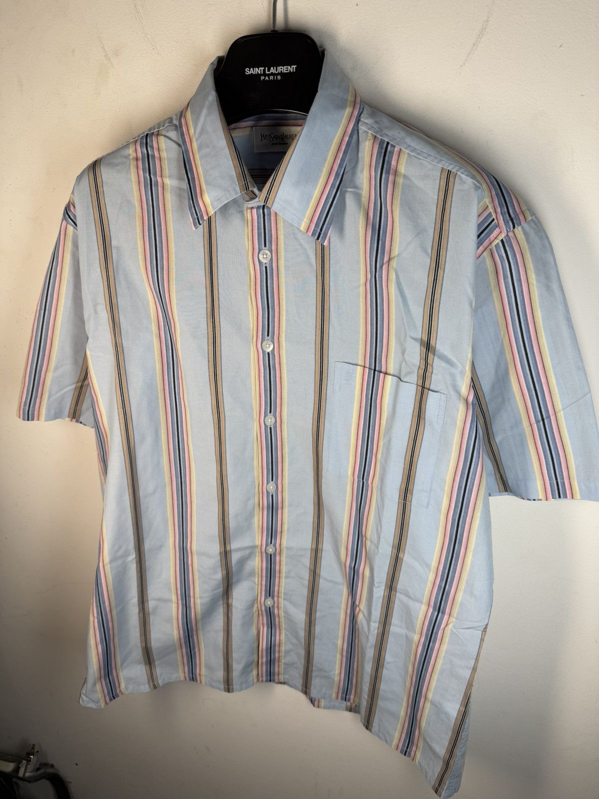 Yves Saint Laurent Multicolor YSL Shirt Summer Size US L / EU 52-54 / 3 - 12 Thumbnail
