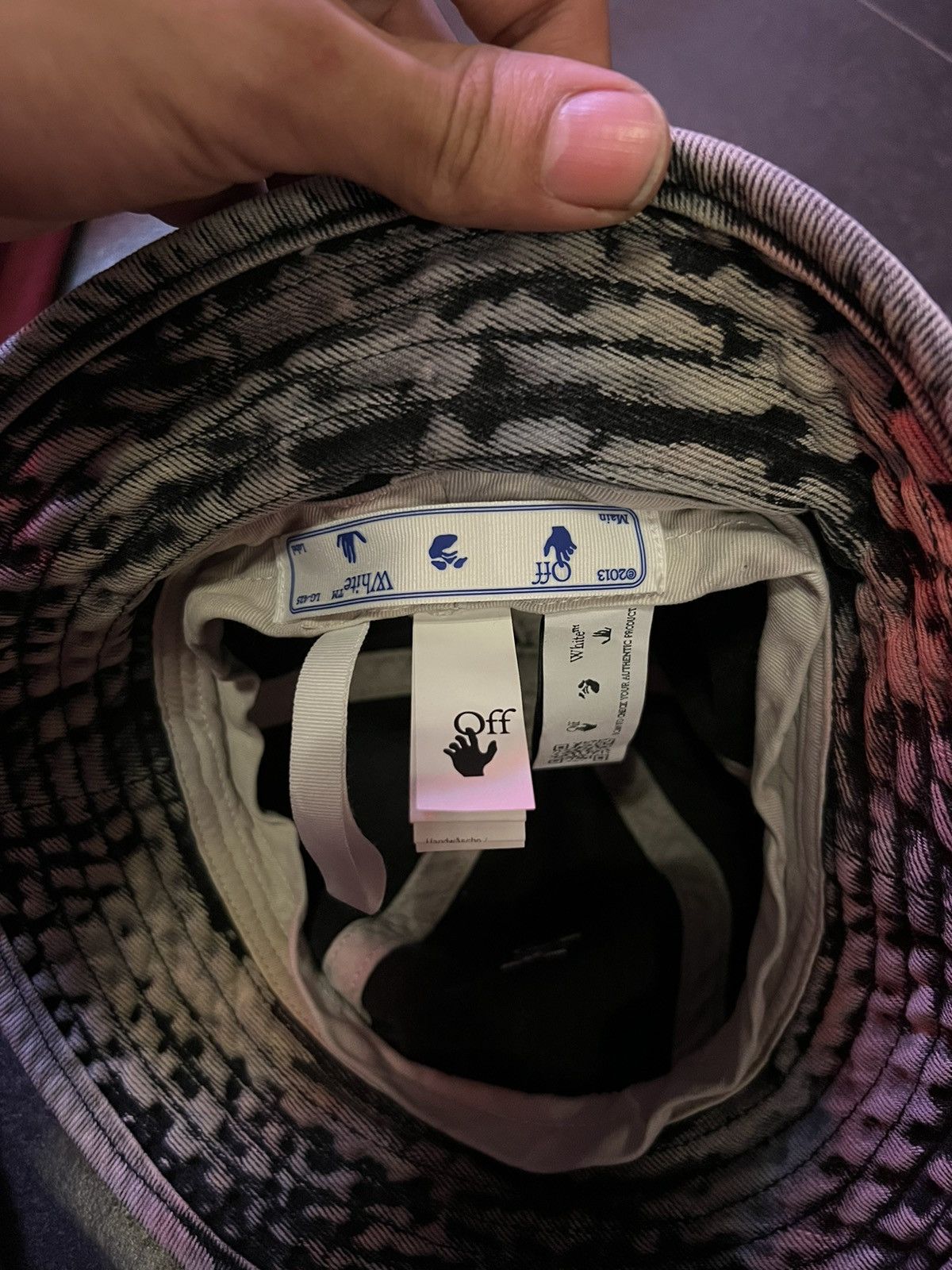 Off-White Off white x Ev Bravado bucket hat Size ONE SIZE - 5 Thumbnail