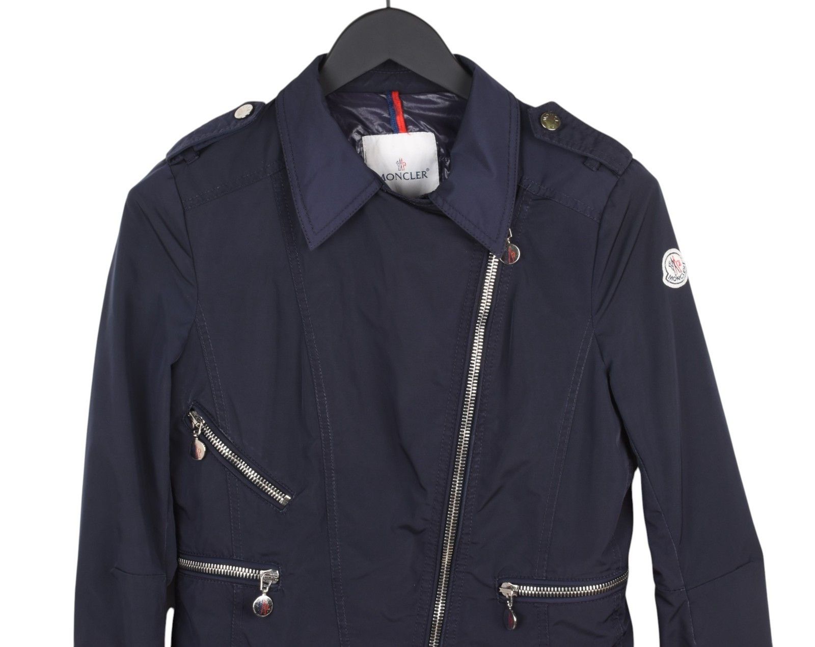 Moncler Original Moncler Coeur Women Biker Jacket Size 3 M H5536 Size M / US 6-8 / IT 42-44 - 2 Thumbnail