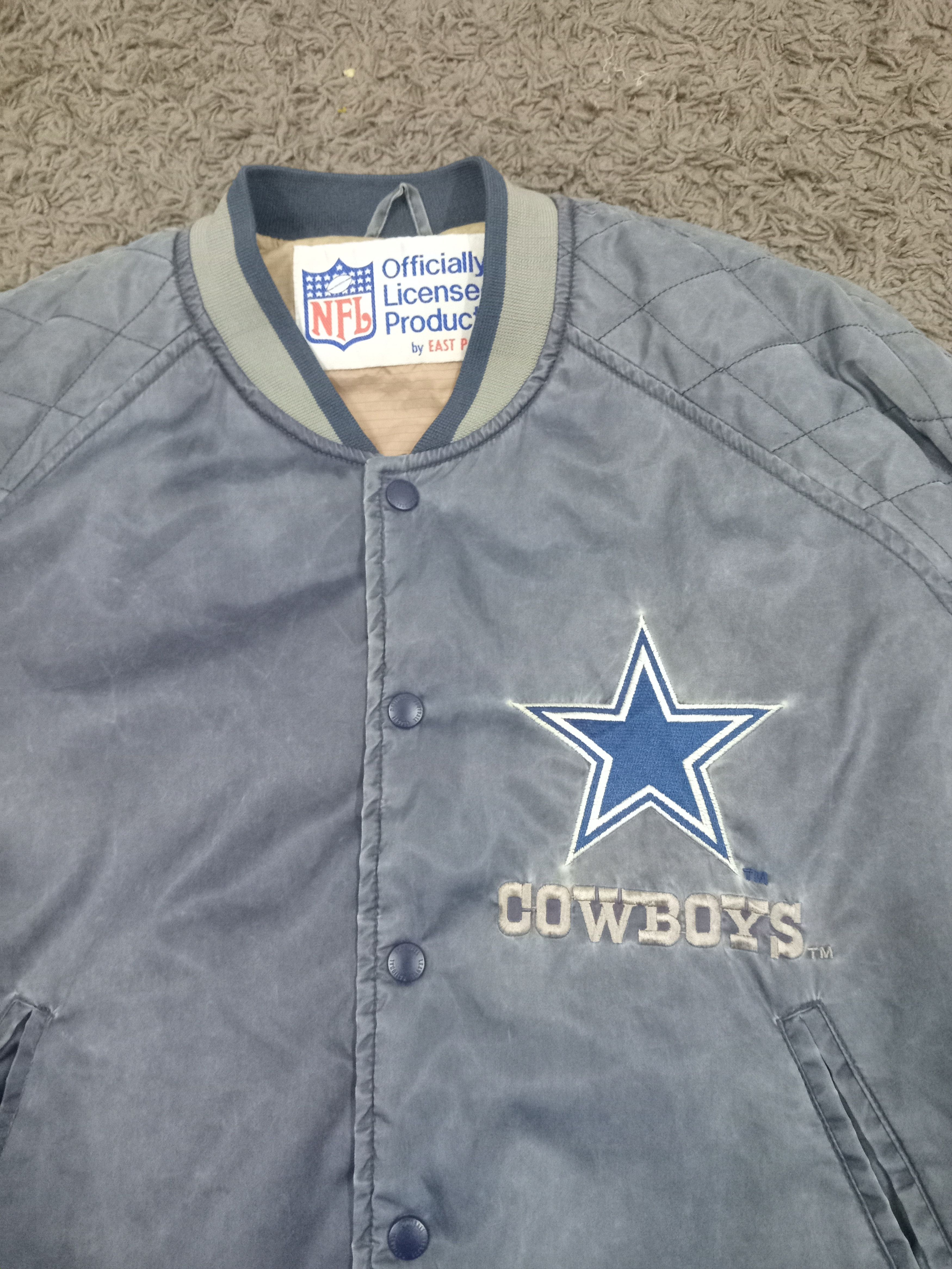 NFL Vintage 90's NFL Dallas Cowboys Jacket Size US L / EU 52-54 / 3 - 3 Thumbnail