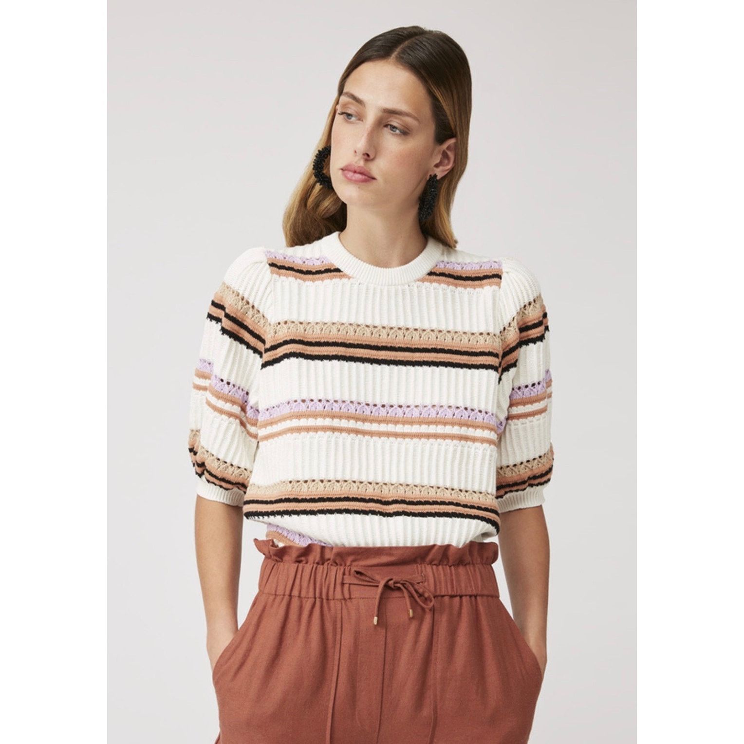 Other SUNCOO Panaco Terracotta Short Sleeve Sweater Size T2 Size M / US 6-8 / IT 42-44 - 1 Thumbnail