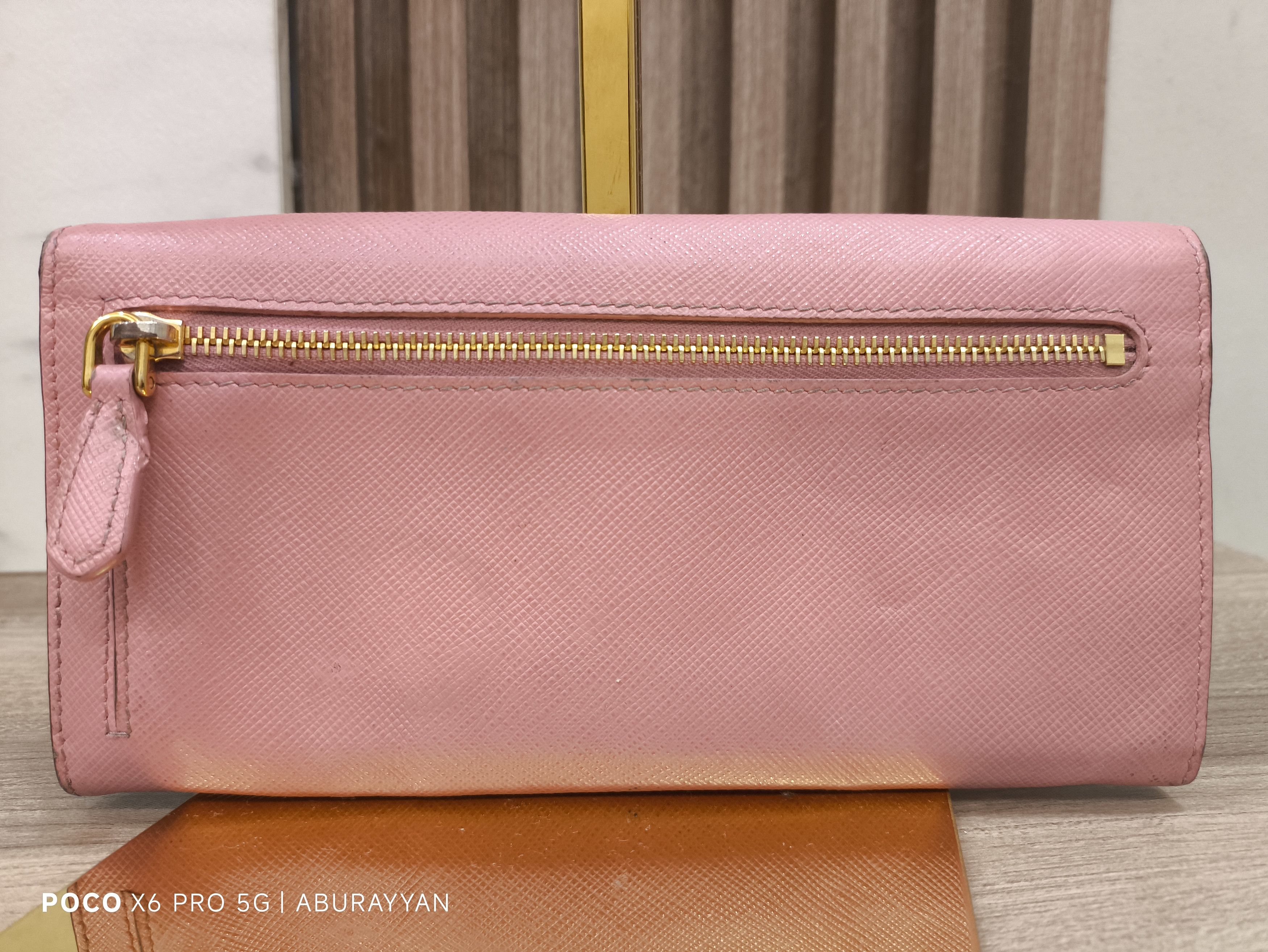 Prada Prada Saffiano Leather Continental Wallet In Begoniarosa Size ONE SIZE - 2 Thumbnail