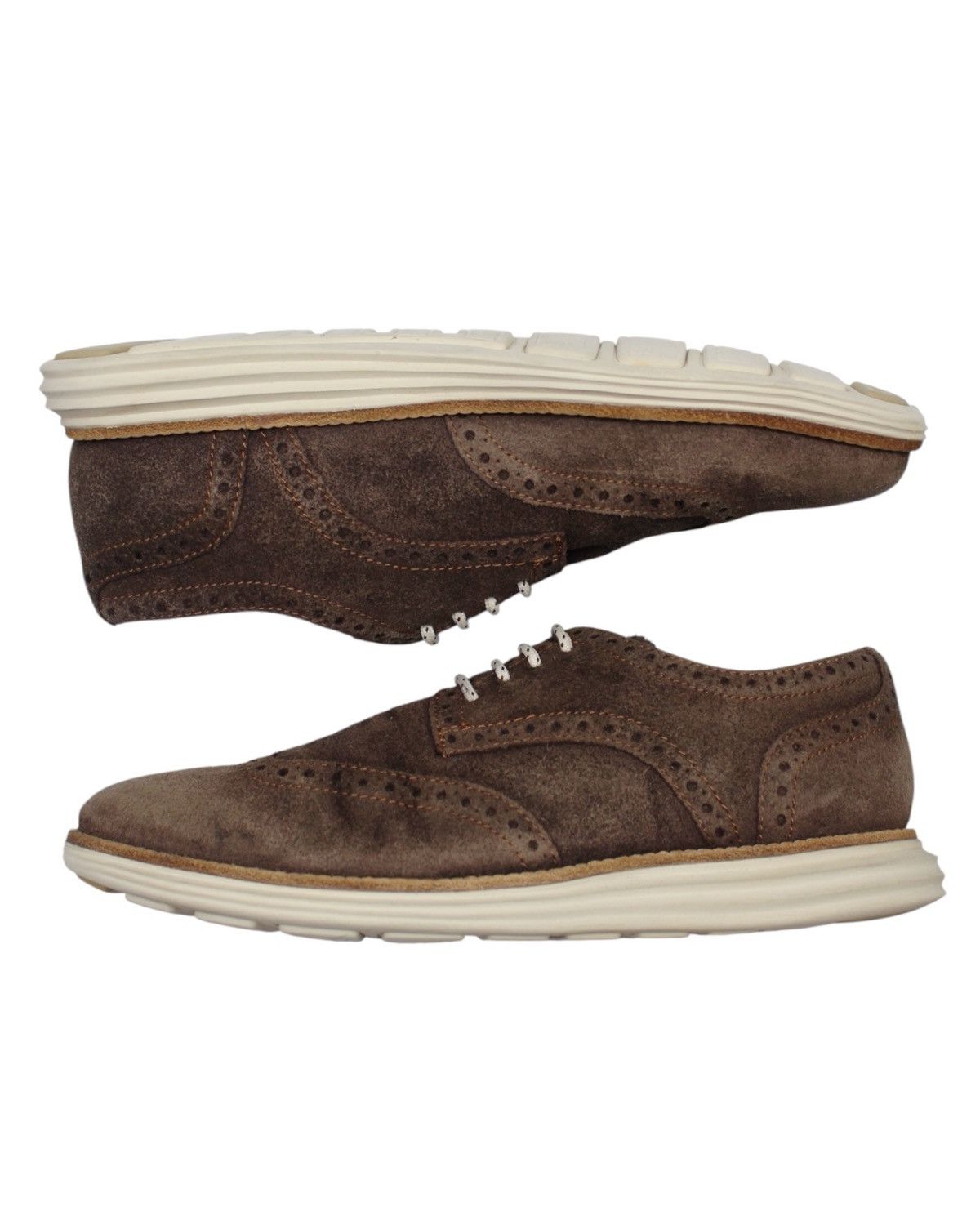 Cole Haan COLE HAAN ZEROGRAND WINGTIP SUEDE BROGUES Size US 7 / EU 40 - 4 Thumbnail