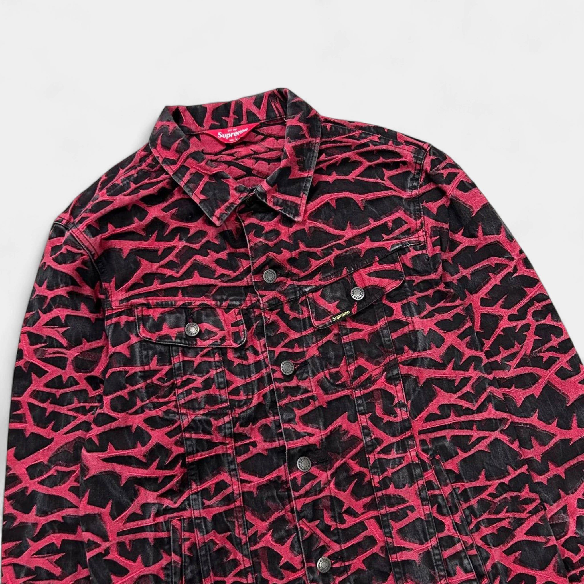 Supreme Supreme FW18 Thorn Trucker Jacket Size US L / EU 52-54 / 3 - 2 Thumbnail