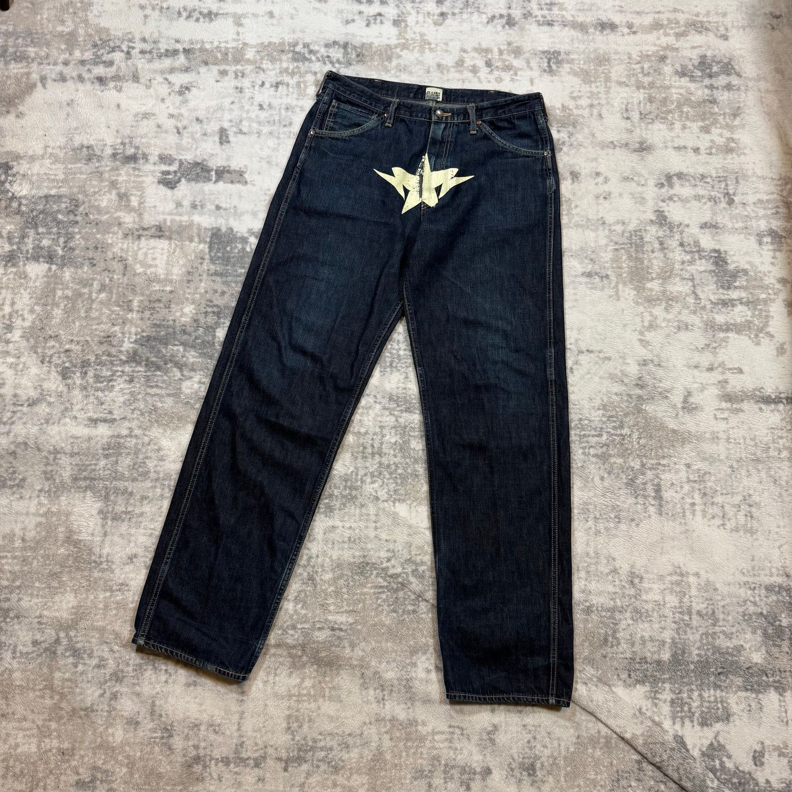 Bape × Nigo Authentic Bape 2000’s Twinsta Jeans 32 Size US 32 / EU 48 - 1 Thumbnail