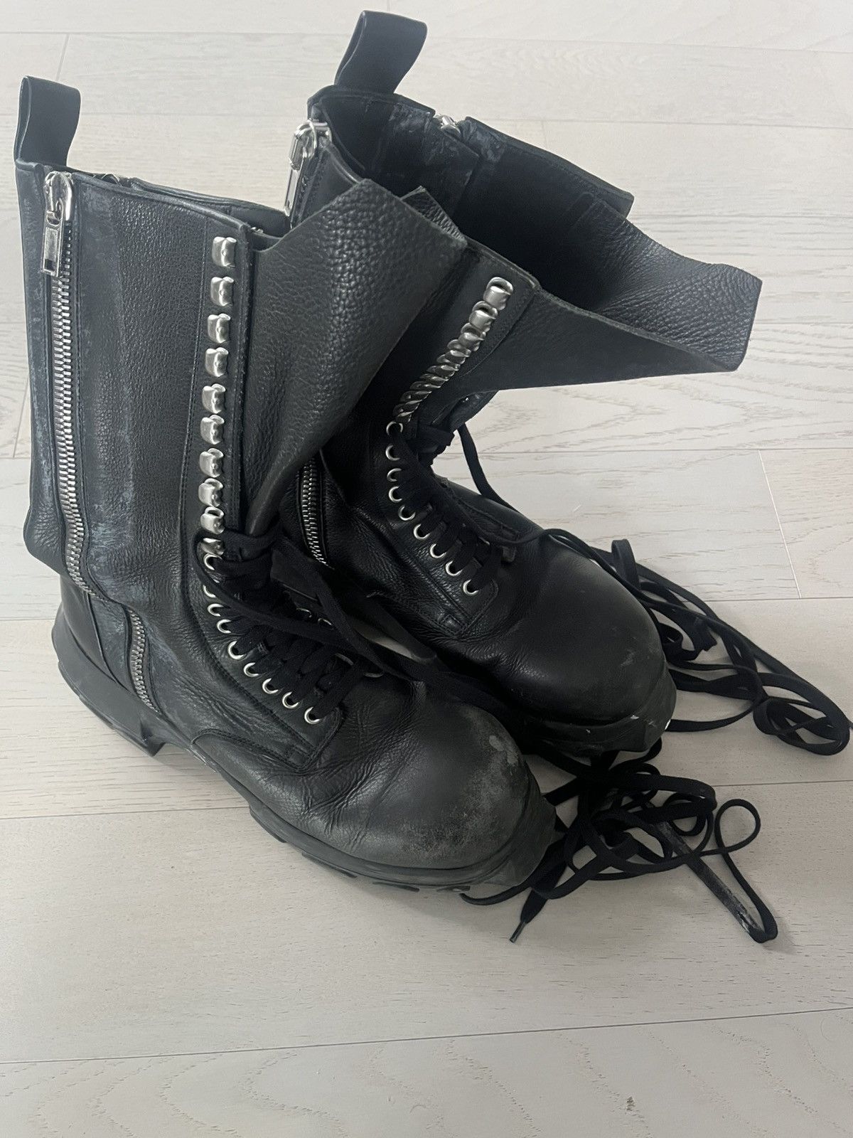 Rick Owens Rick Owens Biker Tractor Sole Size US 9 / EU 42 - 5 Thumbnail