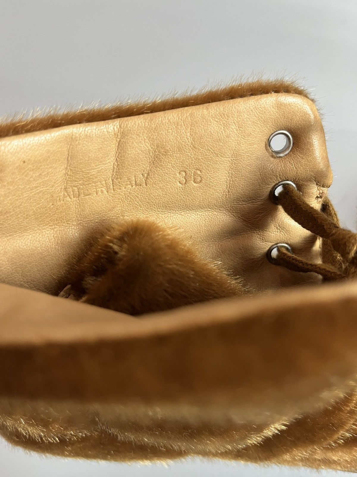 Maison Margiela MM6 Maison Margiela fuzzy high-top sneaker Size US 6 / IT 36 - 5 Thumbnail