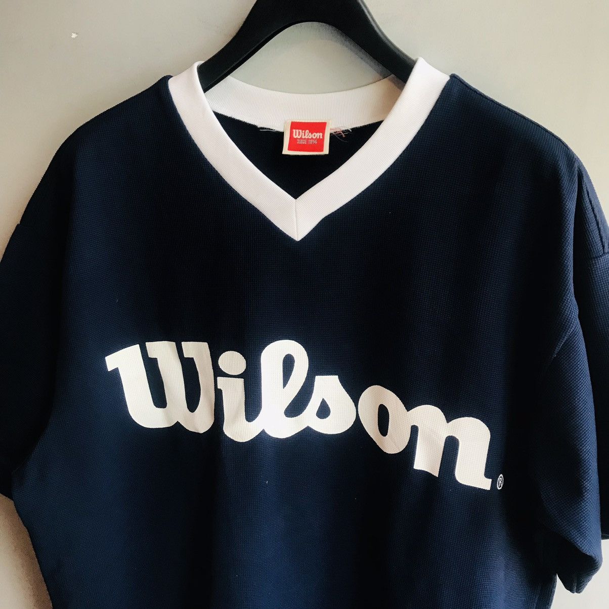Vintage × Wilson Vintage Wilson Waffle Jersey Size US M / EU 48-50 / 2 - 1 Thumbnail