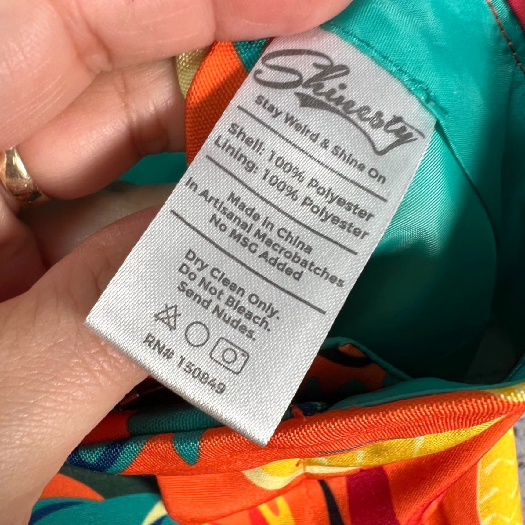 Vintage Shinesty Mens Dress Pants Orange Tropical Pineapple Print Flat Front Chino 34 x 34 Pants Mens Size US 34 / EU 50 - 4 Thumbnail
