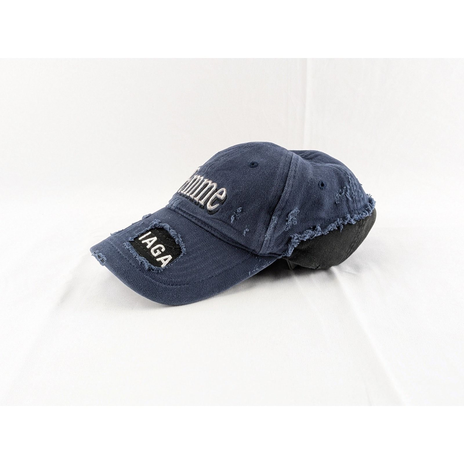 Balenciaga o1rshd1 Q:3 / Size: L / DUP/ Femme Logo Cap / Hat Blue/Black Size ONE SIZE - 11 Thumbnail