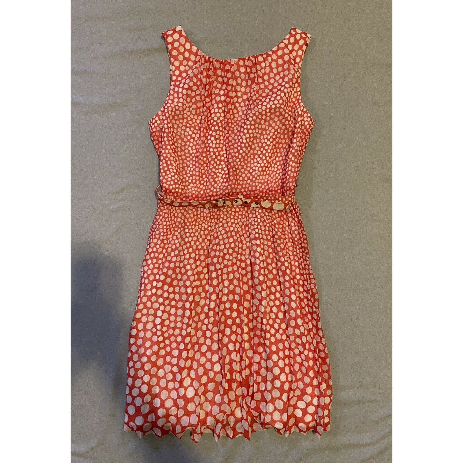 Anthropologie $348 Anthropologie Trina Turk 8 Millicent Dress Red/Orange P Size M / US 6-8 / IT 42-44 - 2 Thumbnail