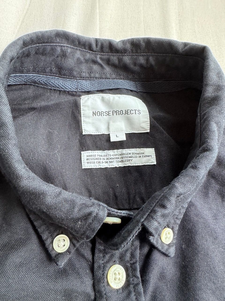 Norse Projects Twill Anton Oxford Size US L / EU 52-54 / 3 - 3 Thumbnail