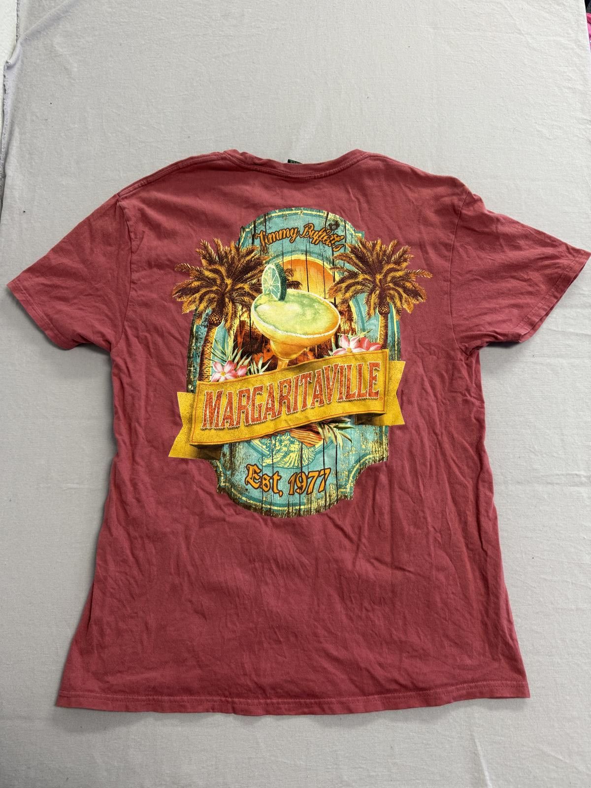 Designer Faded Jimmy Buffett's Margaritaville Key West T-shirt Size US M / EU 48-50 / 2 - 2 Thumbnail