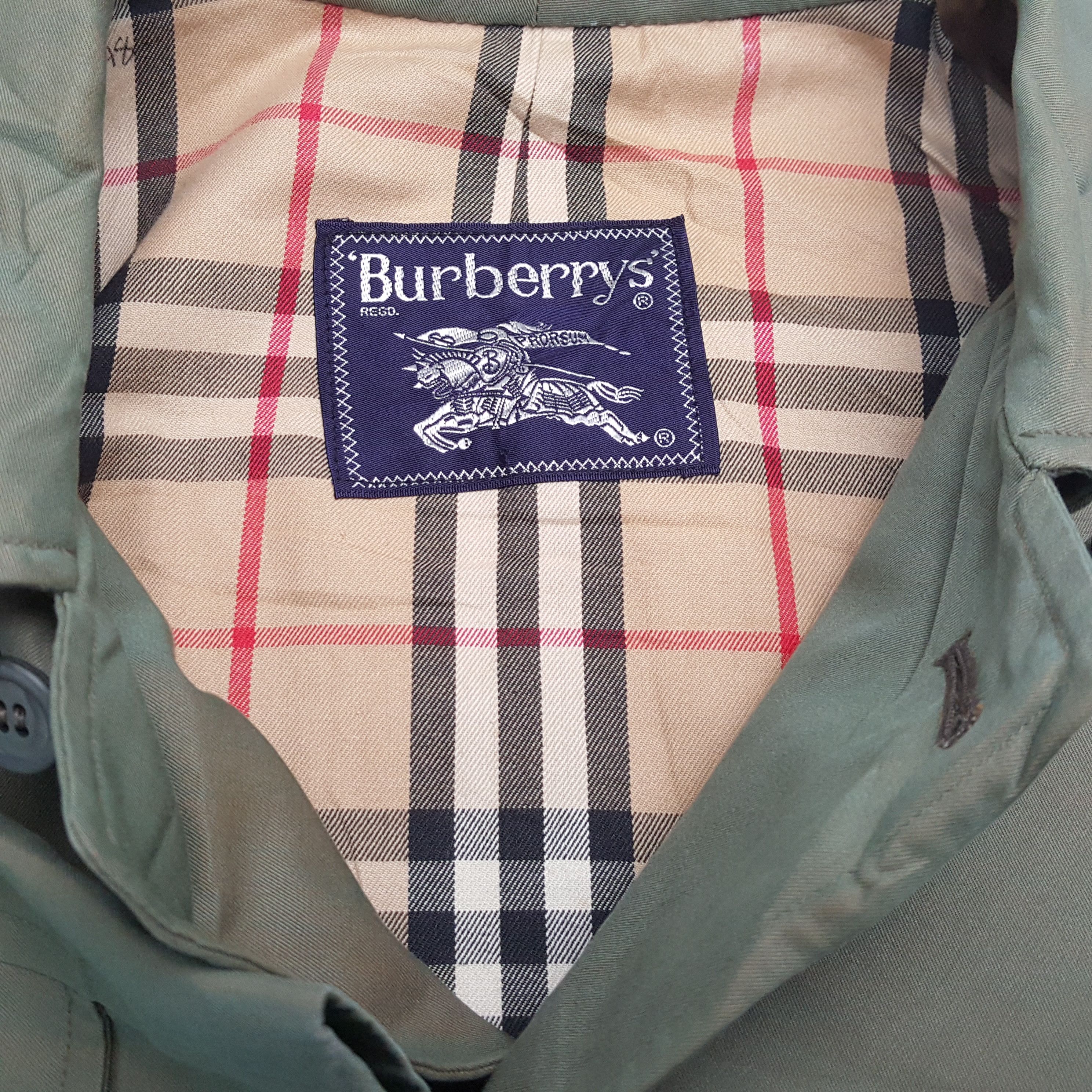 Burberry × Vintage BURBERRYS Casual Style Trench Coat Jacket Size US M / EU 48-50 / 2 - 10 Thumbnail