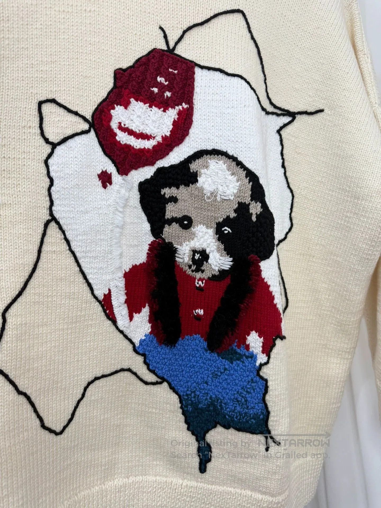 Loewe LOEWE Dog Pattern Wool Sweater. Size US XS / EU 42 / 0 - 2 Thumbnail
