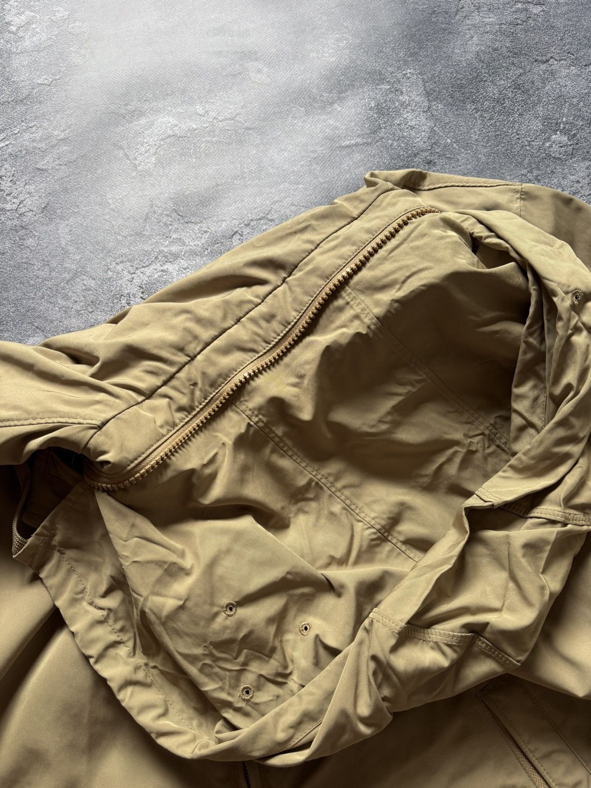 Polo Ralph Lauren Vintage Polo Ralph Lauren Beige Fleece Lined Hooded Jacket Size US L / EU 52-54 / 3 - 6 Thumbnail