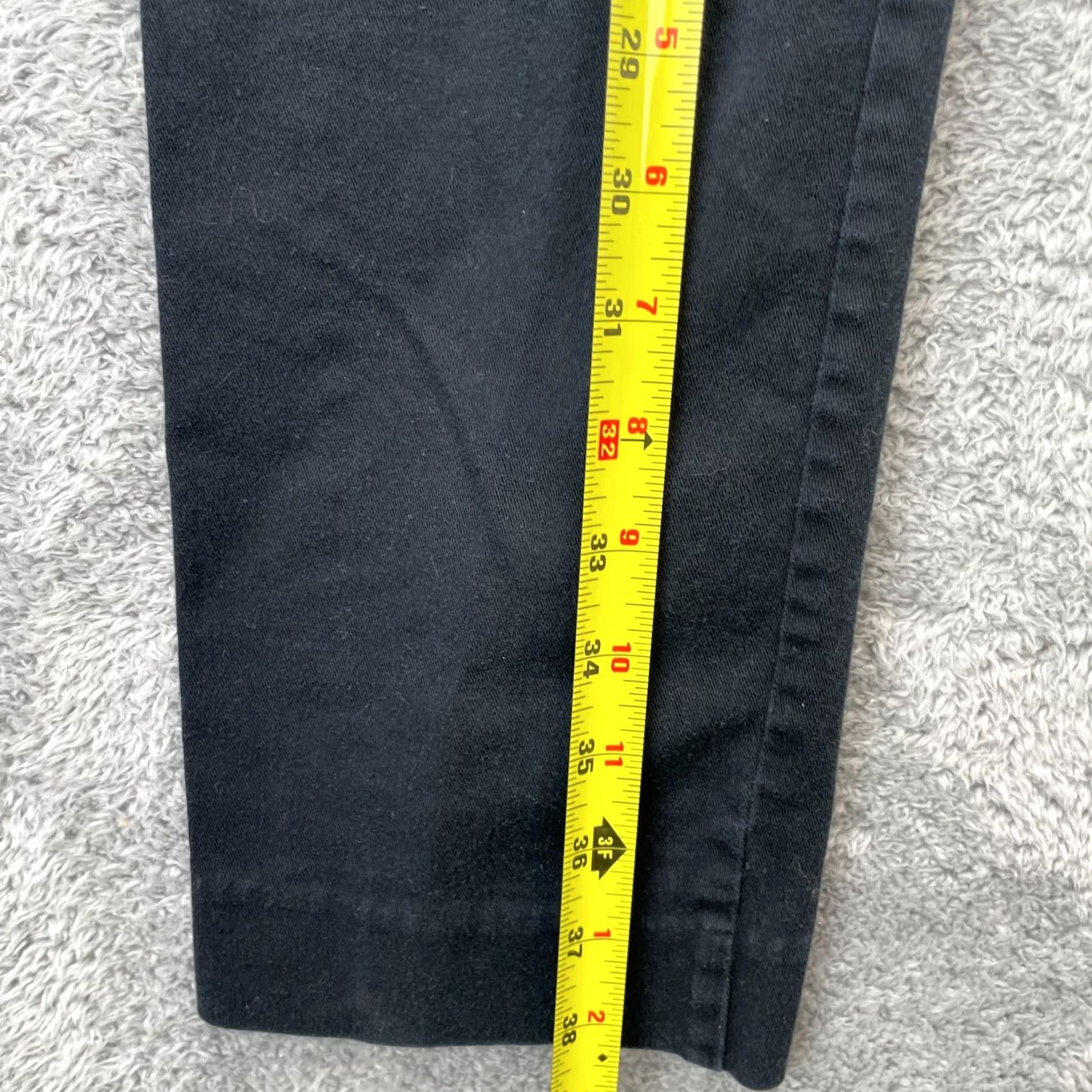 Armani Exchange Armani Exchange Pants Womens 4 Chino Slim Fit Cotton Stretch Straight Leg Black 30 In Inseam Size 24" / US 00 / IT 34 - 6 Thumbnail