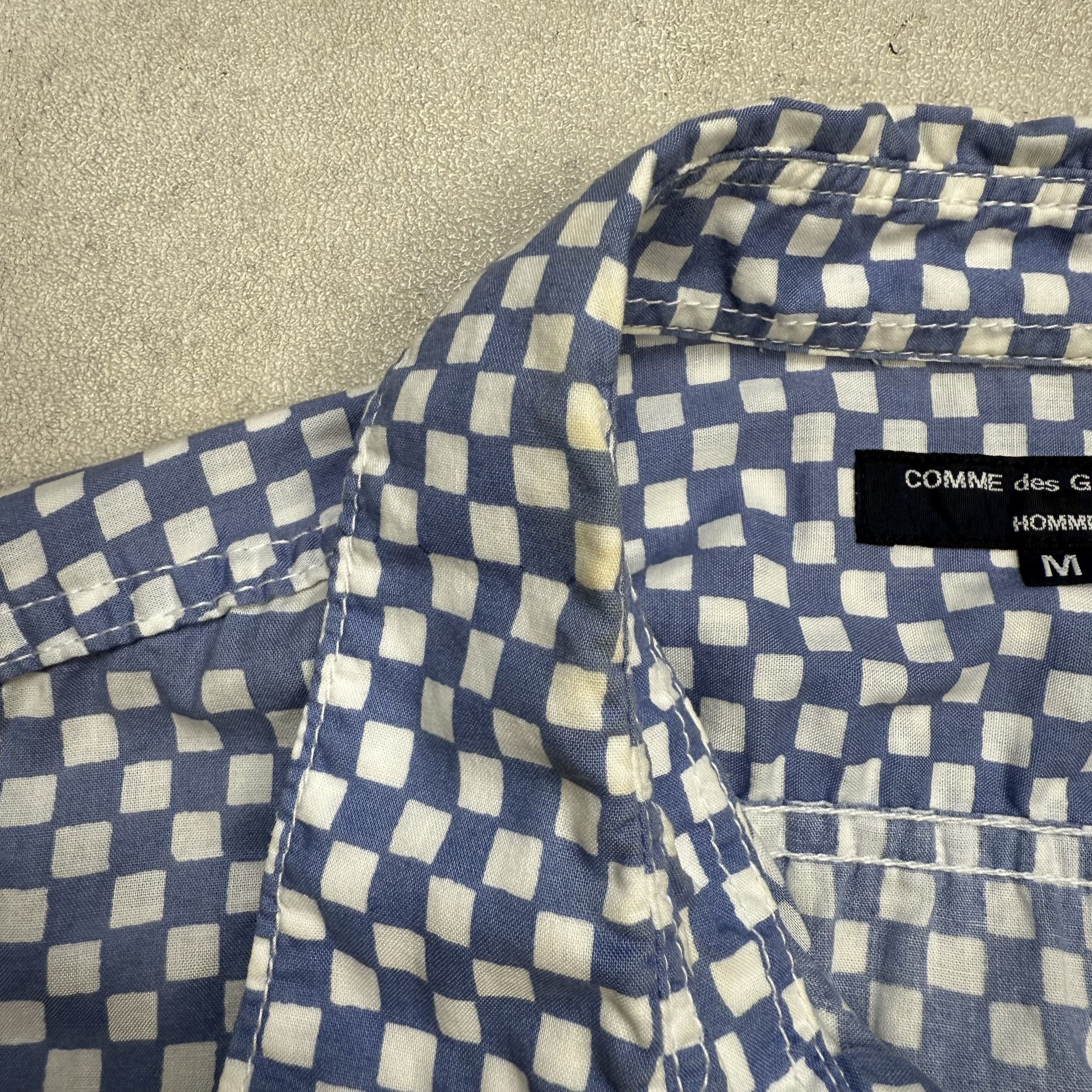Comme des Garcons SS2003 Comme Des Garcons Homme Checkerboard Shirt Size US M / EU 48-50 / 2 - 6 Thumbnail