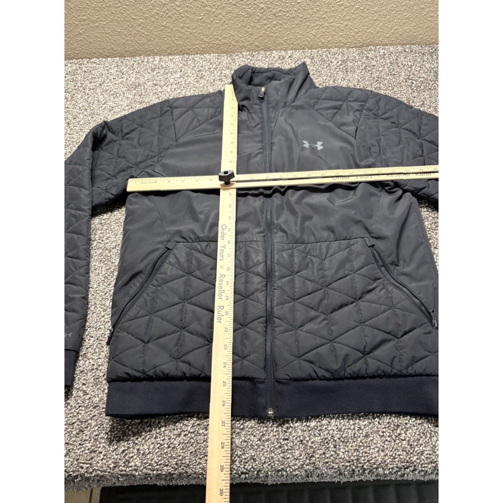 Under Armour Under Armour Puffer Jacket Storm Mens Medium ColdGear Reactor Performance Hybrid Jacket Black Mens Size US M / EU 48-50 / 2 - 5 Thumbnail