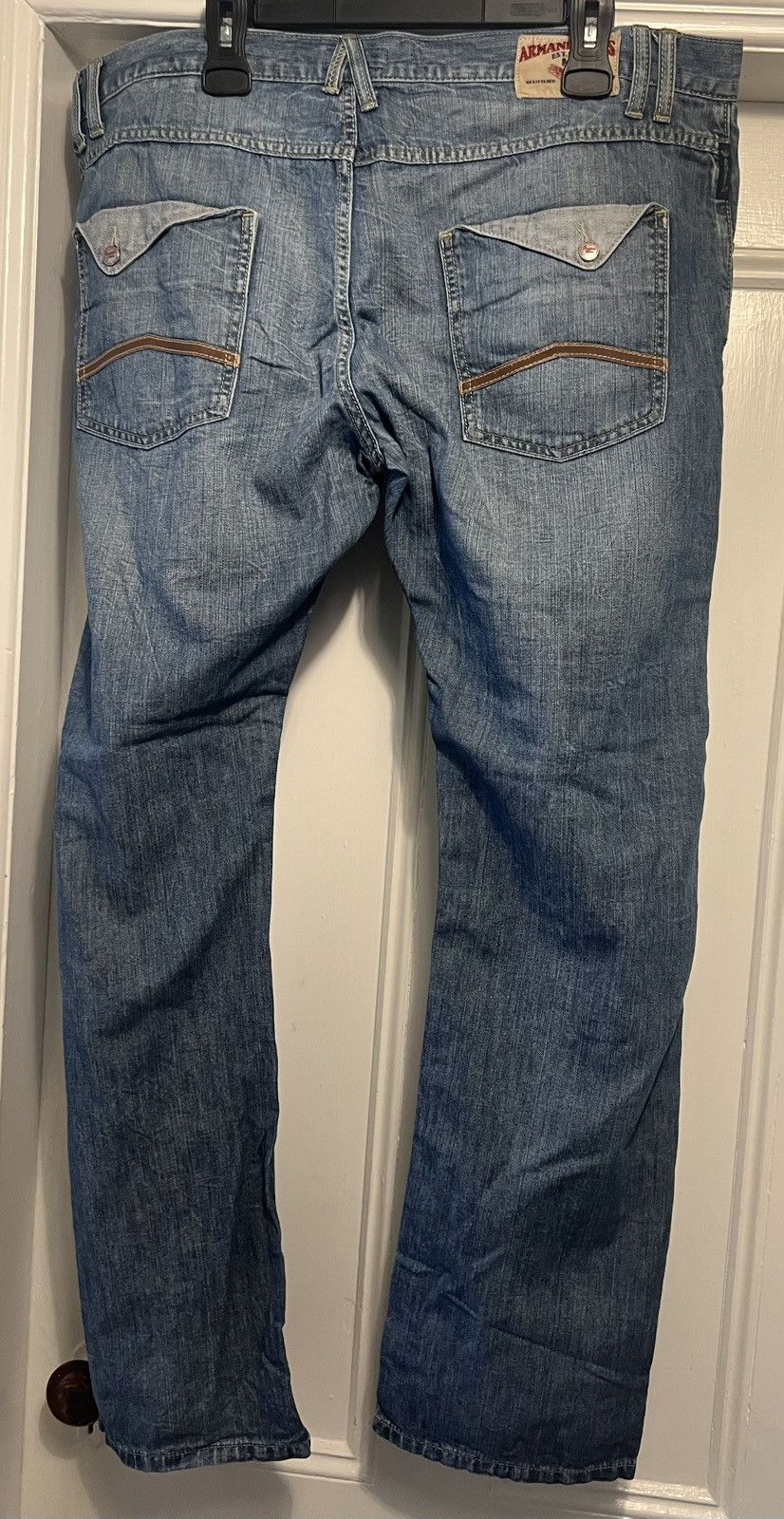 Armani Authentic Armani Jeans 100% Cotton Denim Jeans Size 38 US Size US 38 / EU 54 - 6 Thumbnail
