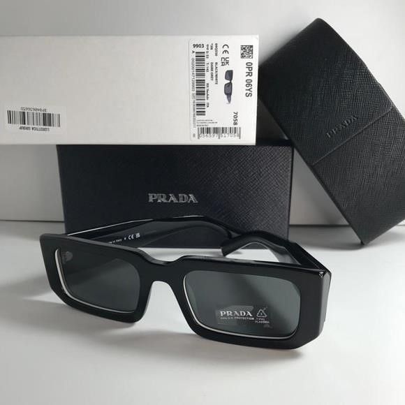 Prada New - Prada Eyewear PR 06YS rectangle frame sunglasses Size ONE SIZE - 11 Thumbnail