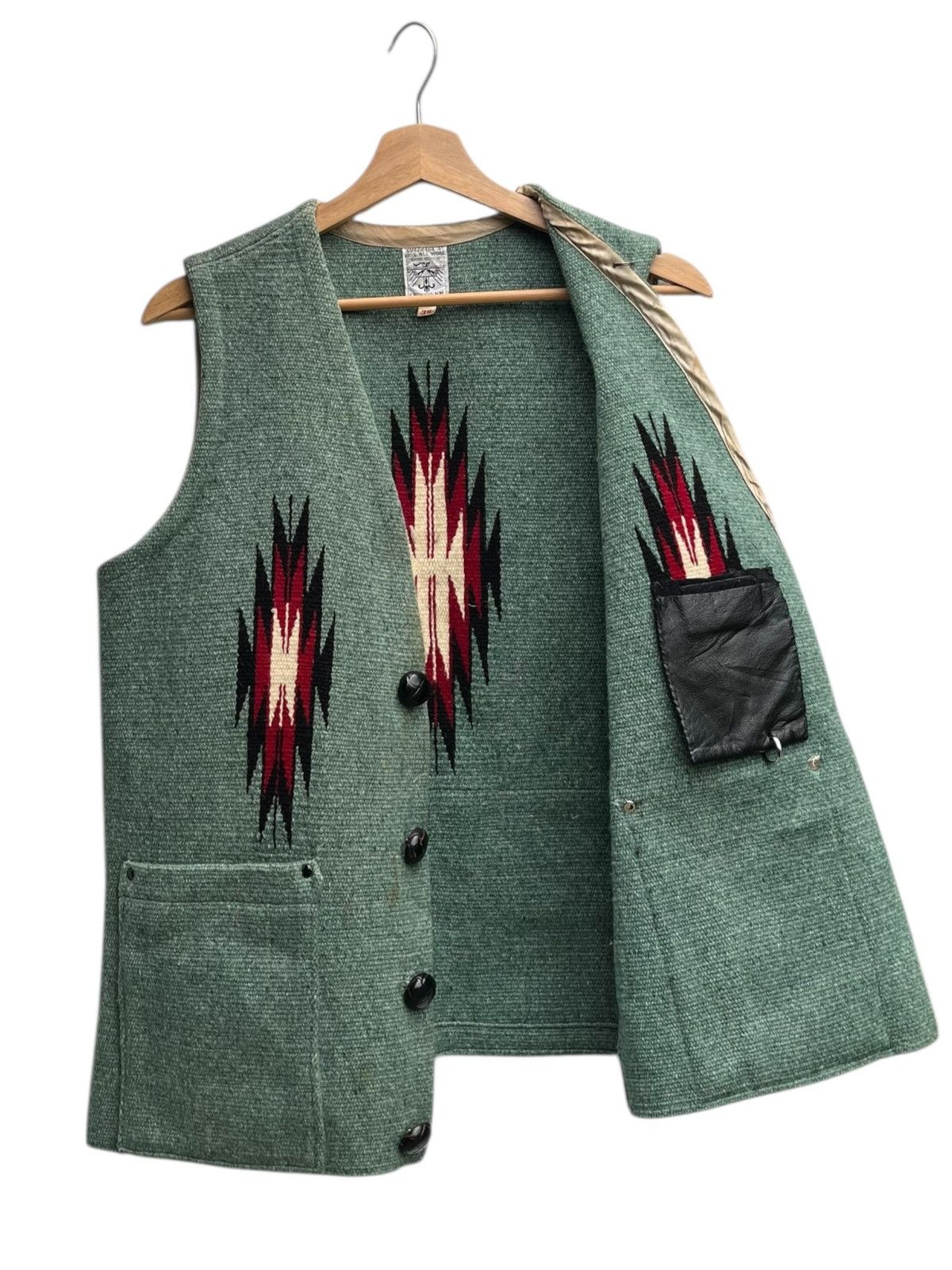 Native Vintage Ortega’s Chimayo Rare Piece Hand Woven Wool Size US M / EU 48-50 / 2 - 3 Thumbnail