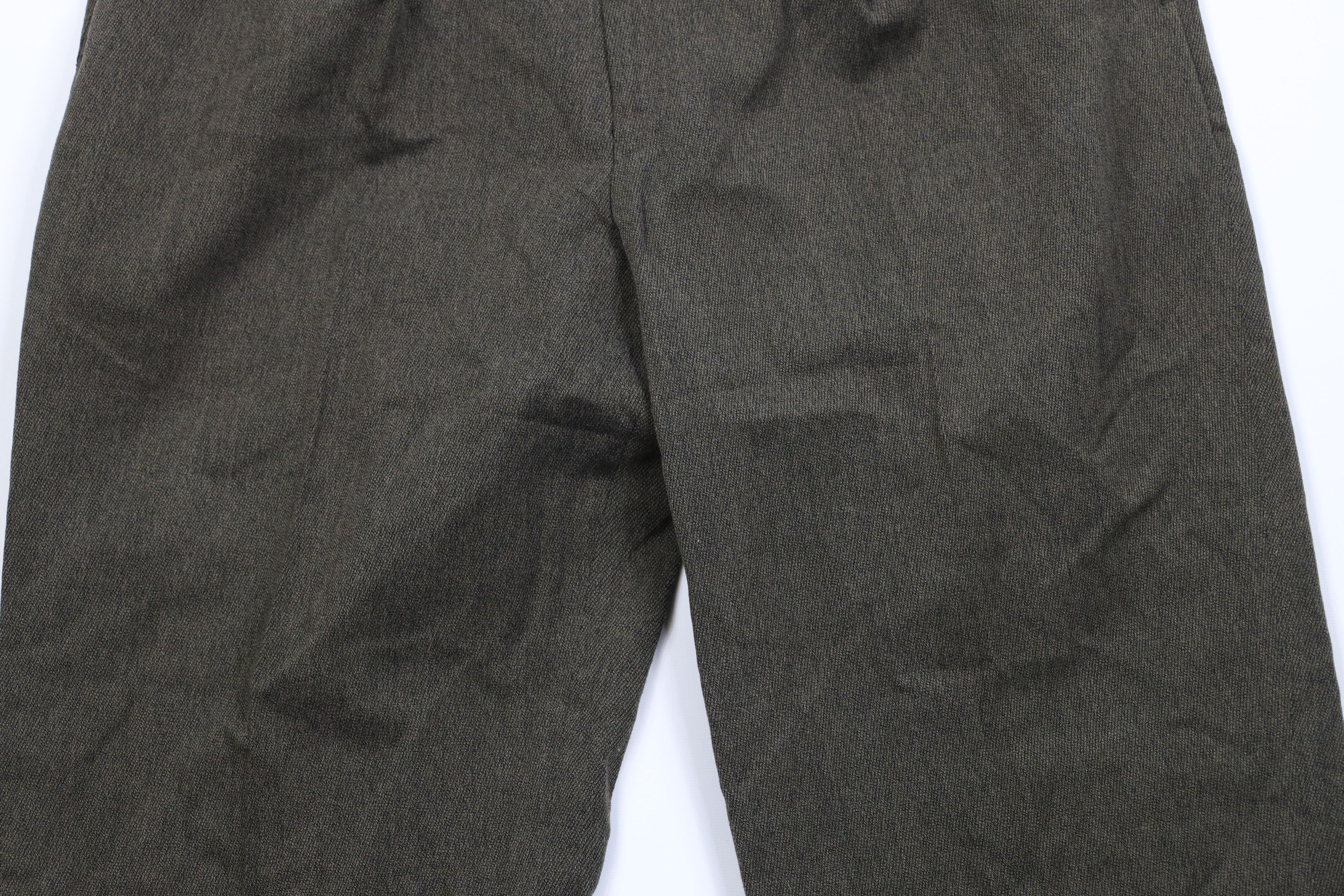 Vintage Vintage 90s Streetwear Gabardine Knit Wide Leg Chino Pants Size US 38 / EU 54 - 3 Thumbnail