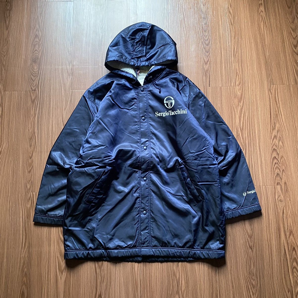 Gosha Rubchinskiy × Sergio Tacchini Vintage sergio tacchini heavy coat jacket sherpa Size US L / EU 52-54 / 3 - 1 Thumbnail