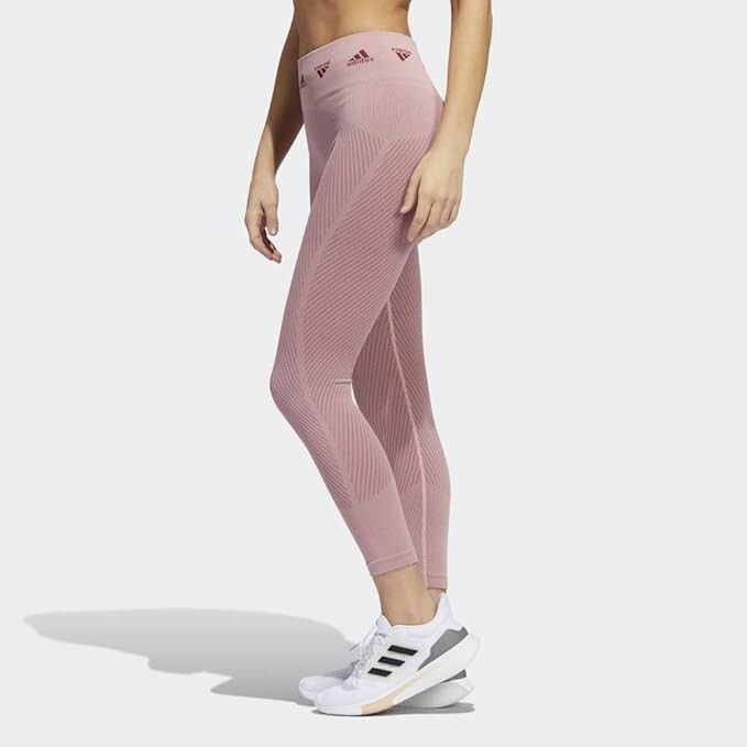 Adidas Adidas HD1980 Training Aeroknit 7/8 Tights Burgundy/Wonder L Size 24" / US 00 / IT 34 - 1 Thumbnail
