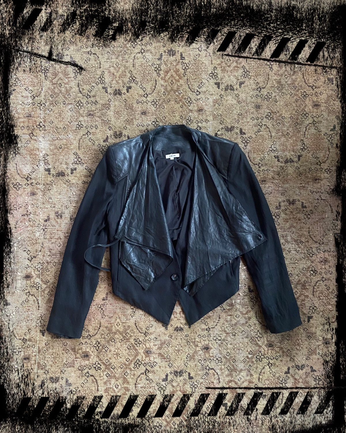 Helmut Lang Helmut Lang FW11 layered leather blazer Size US XS / EU 42 / 0 - 1 Thumbnail
