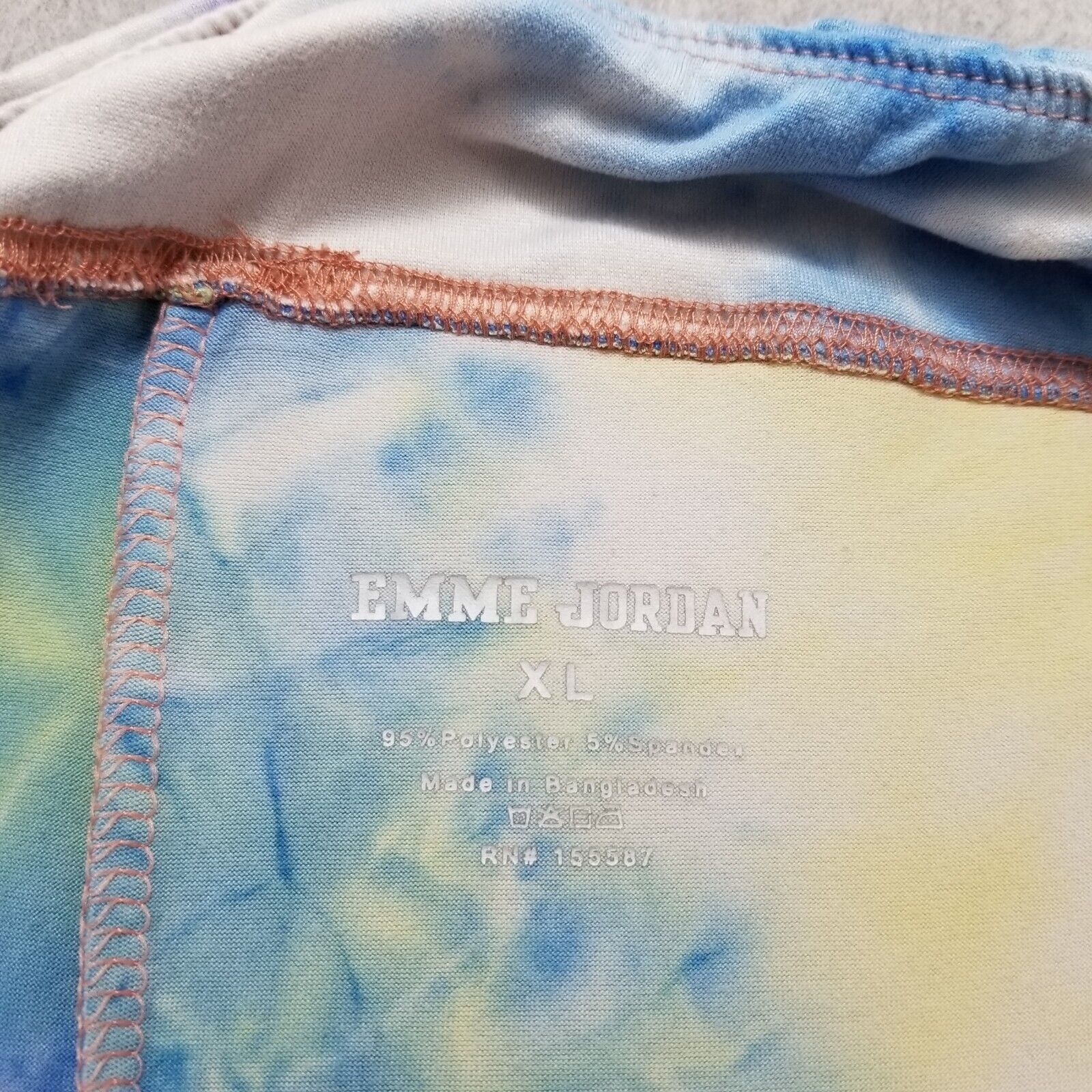 Other Emme Jordan Pajama Pants Womens XL Elastic Sleepwear Tie Dye Size 32" / US 10 / IT 46 - 7 Thumbnail