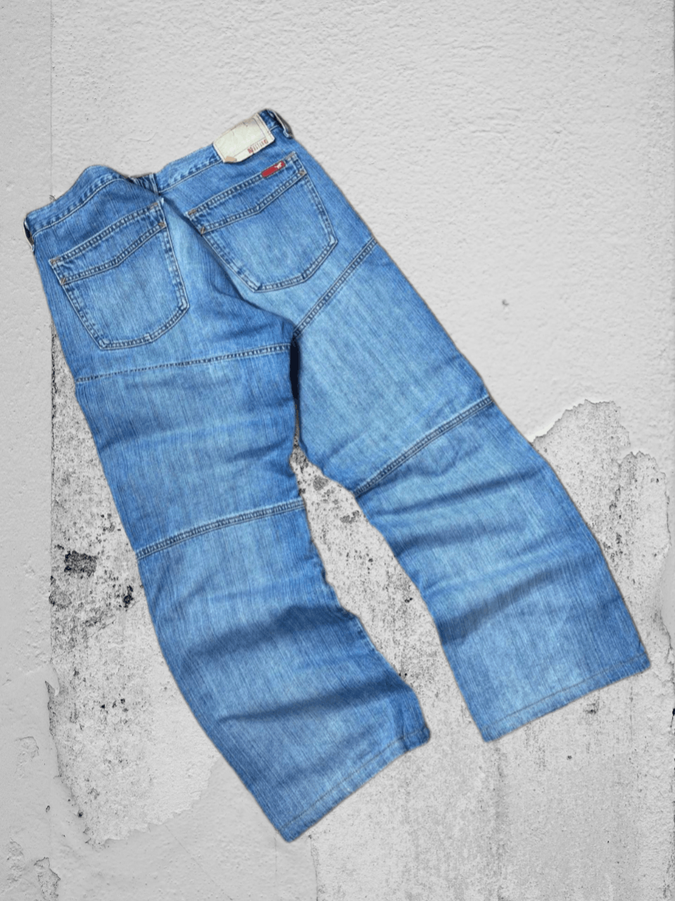 Jean × Mustang × Vintage Vintage 90s mustang jeans light blue wash Size US 36 / EU 52 - 1 Thumbnail