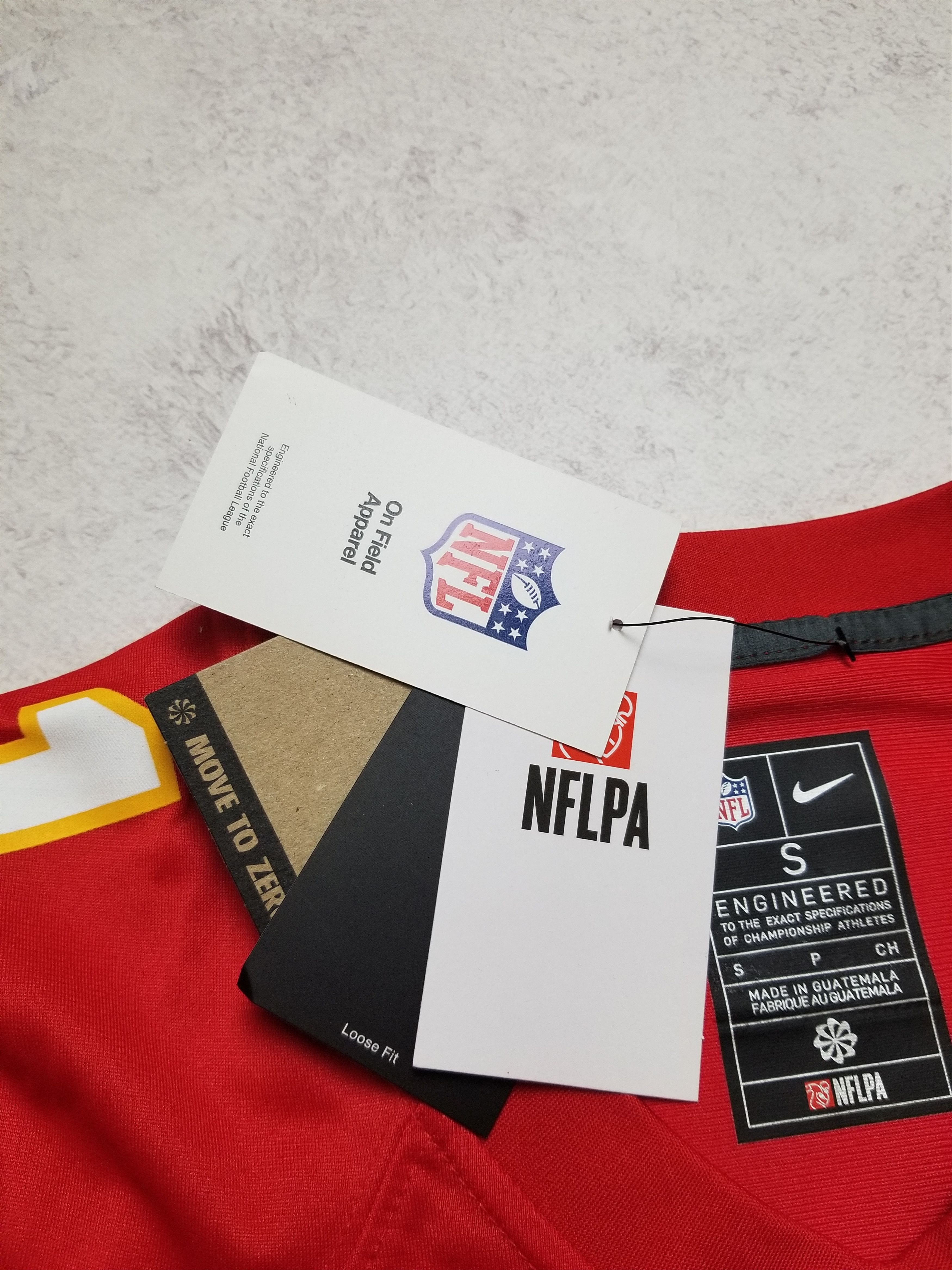 Nike Nike Xavier Worthy#1 Kansas City Chiefs On Field Red Jersey Size US S / EU 44-46 / 1 - 17 Thumbnail
