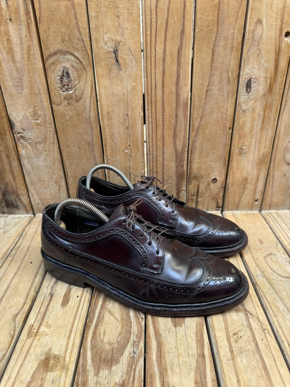 Hanover Hanover brogue wingtip shell cordovan Men’s dress shoes US 9 Size US 9 / EU 42 - 18 Thumbnail