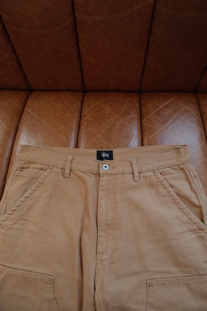Stussy Beige Canvas Double Knee Pants Size US 34 / EU 50 - 3 Thumbnail
