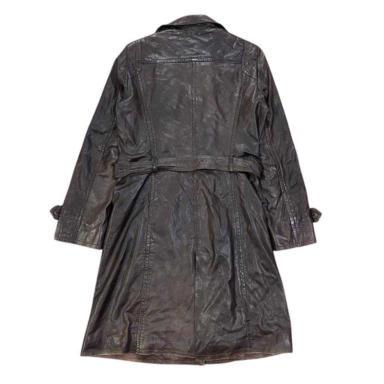 Other Vintage Anagram Paris Leather Long Coat Sheepskin Size S / US 4 / IT 40 - 13 Thumbnail