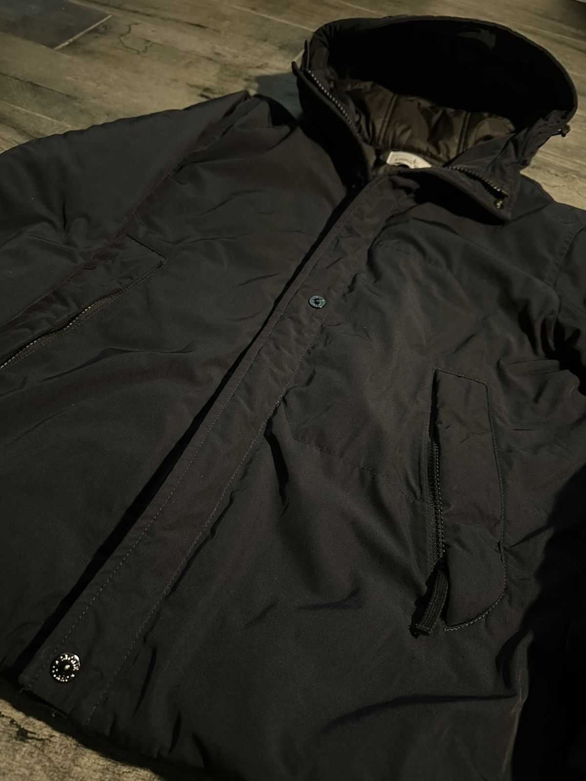 Stone Island Black stone island Hooded Jacket Size US S / EU 44-46 / 1 - 2 Thumbnail