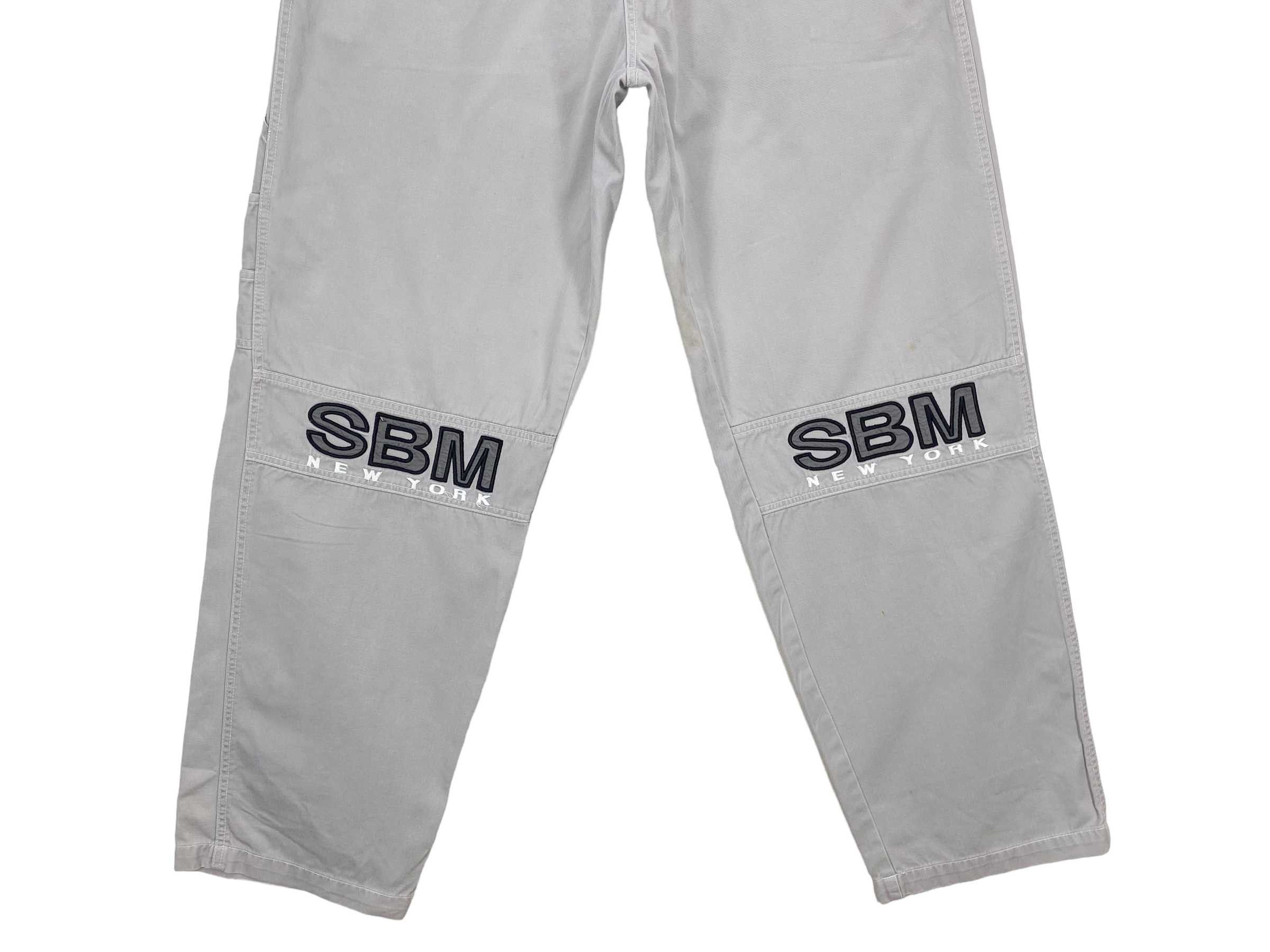 Japanese Brand SBM New York Baggy Jeans Embroided Spellout Size US 32 / EU 48 - 4 Thumbnail